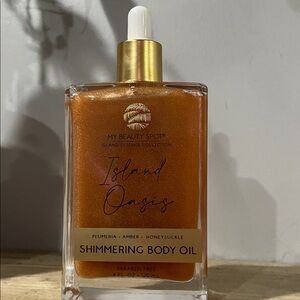 My Beauty Spot Island Oasis Plumeria Amber Honeysuckle Shimmering Body Oil -